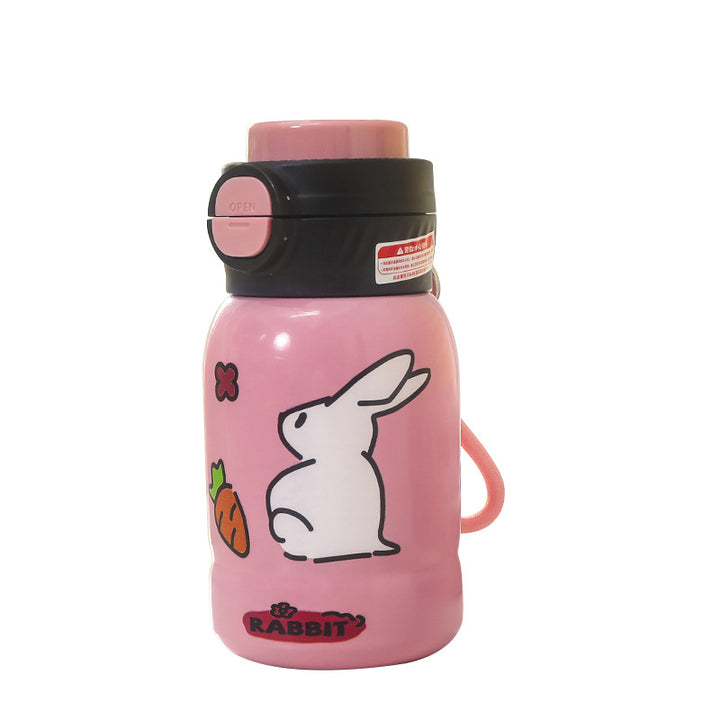 Unisex Waterproof Drinking Bottle with Cute Bear Design Bowlift