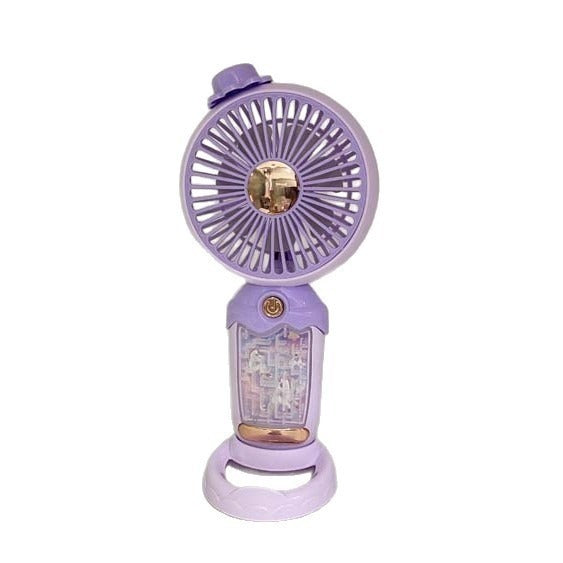 Unisex Portable Handheld Fan with Water Mist Bowlift