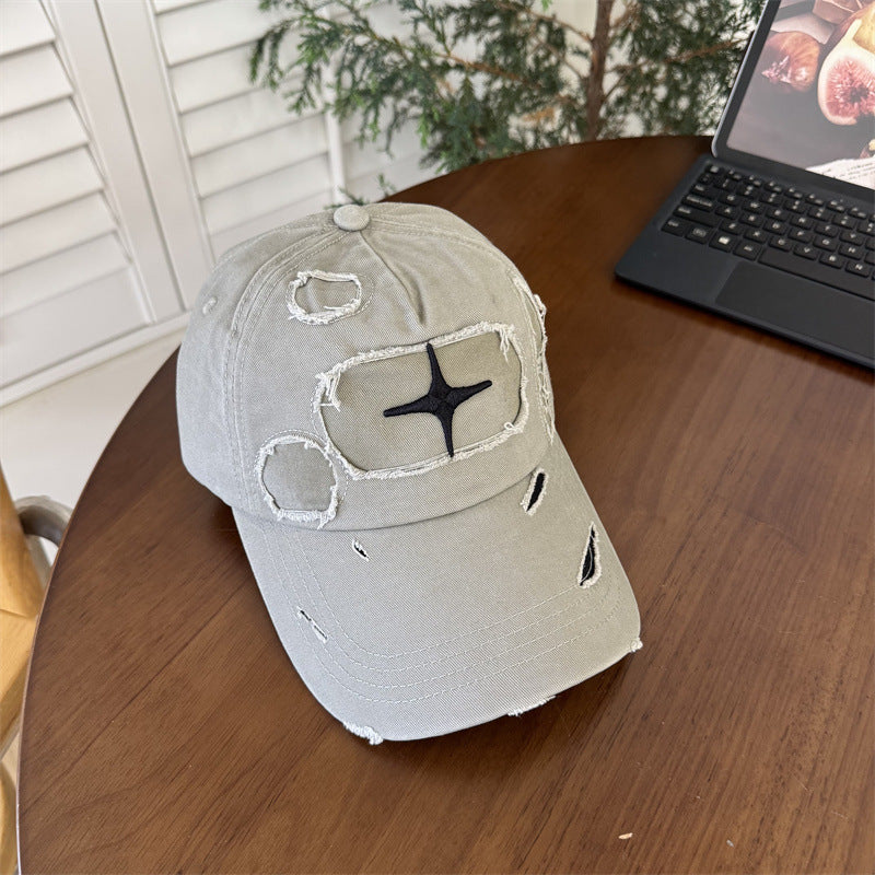 Men's Distressed Casual Baseball Cap Bowlift 1783922358