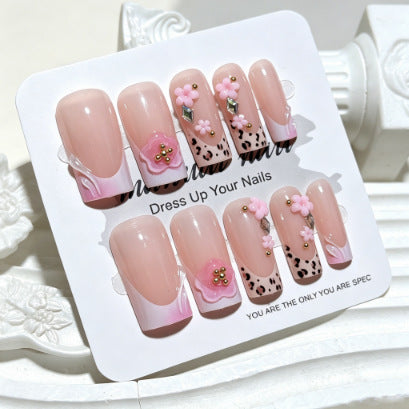 Floral Decorative Nail Tips Bowlift