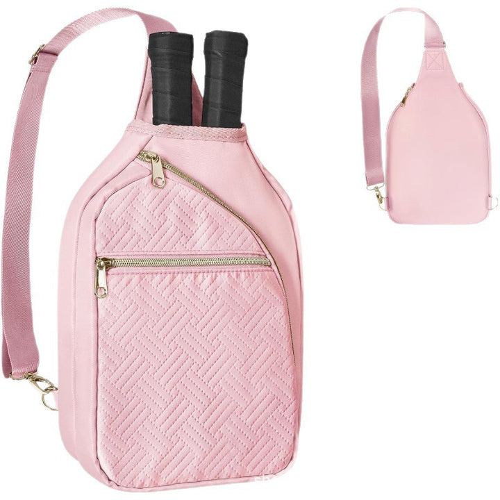 Sporty shoulder bag for tennis rackets with practical compartments Bowlift