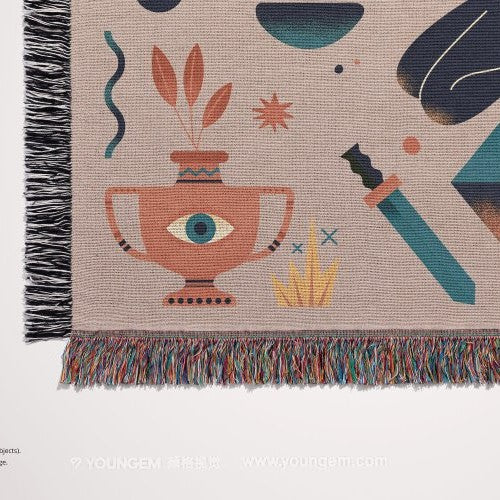 Artistic Decorative Throw Blanket