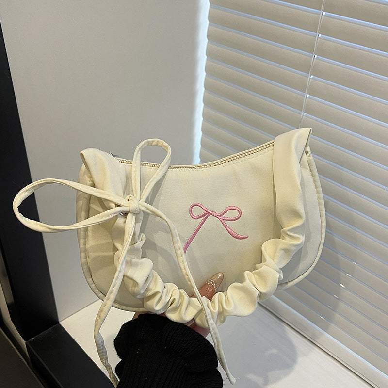 WoElegant Bow-Embellished Crossbody Bag Bowlift