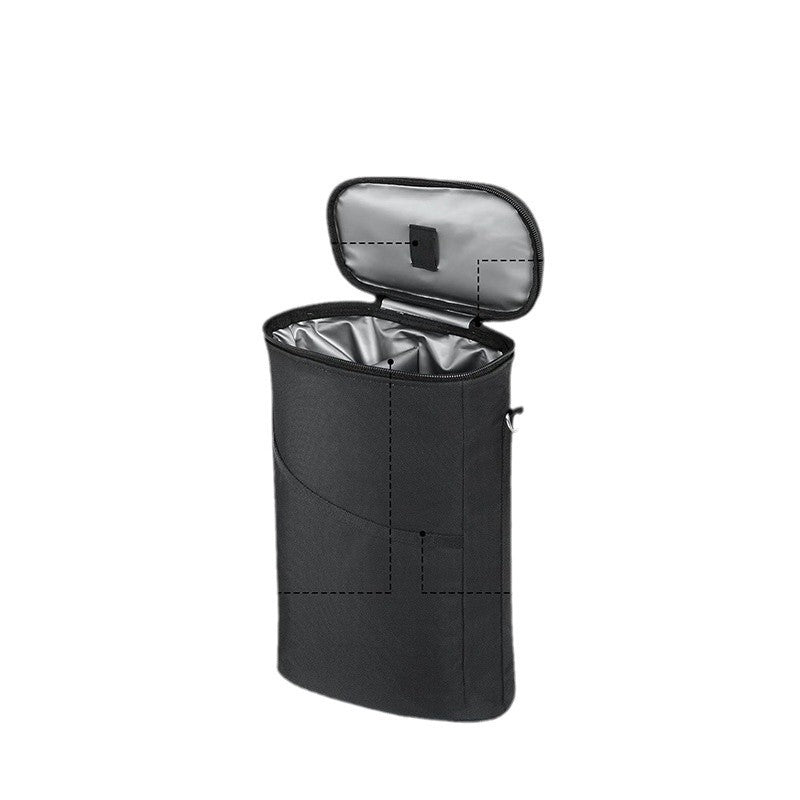 Insulated cooler bag with practical carrying handle and organizer compartments Bowlift
