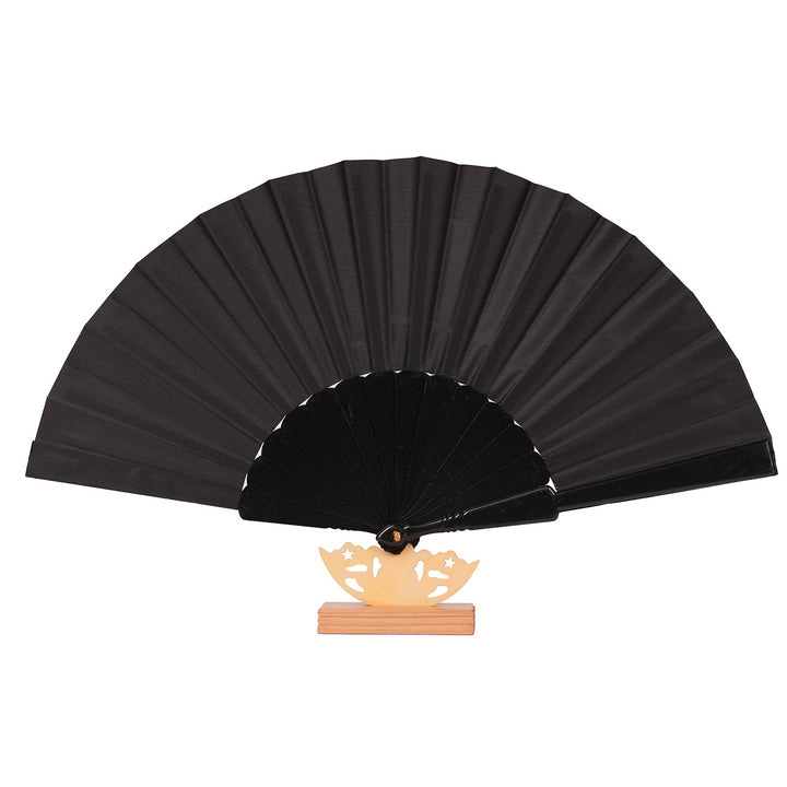 Ladies decorative fan with elegant wooden handle Bowlift