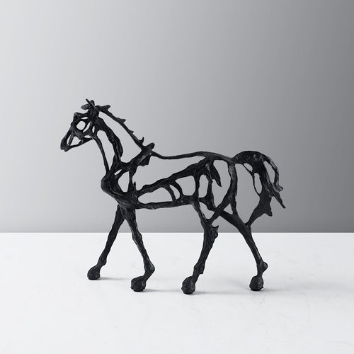 Artistic Horse Figurine Sculpture