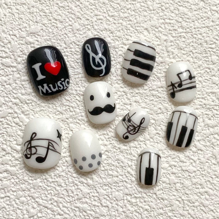 Thematic Press-On Nail Art Bowlift