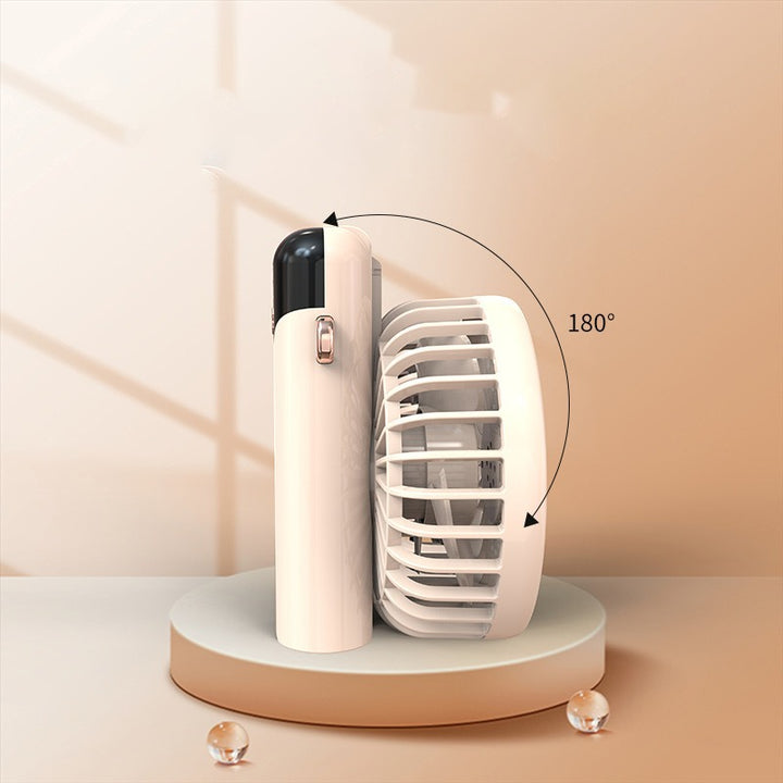 Portable battery fan with digital display Bowlift