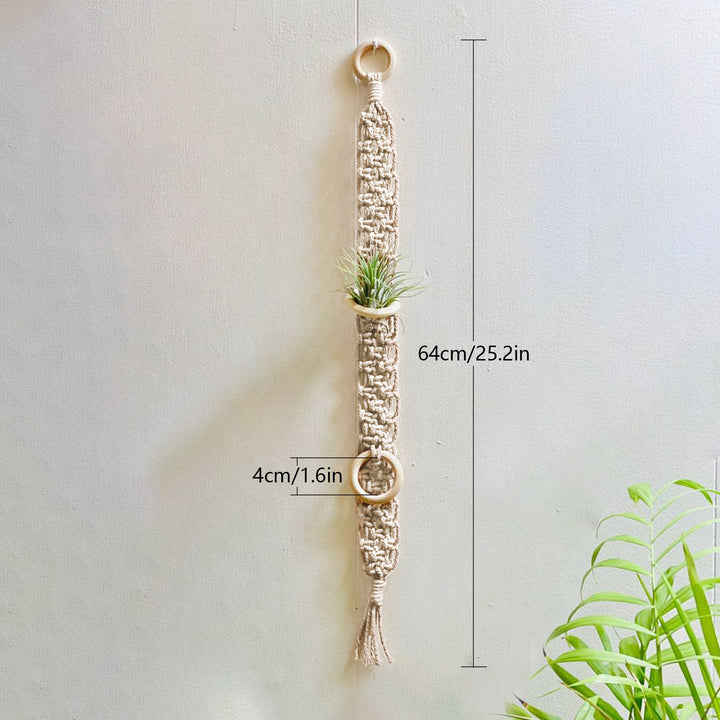 Macrame Wall Plant Holder Bowlift