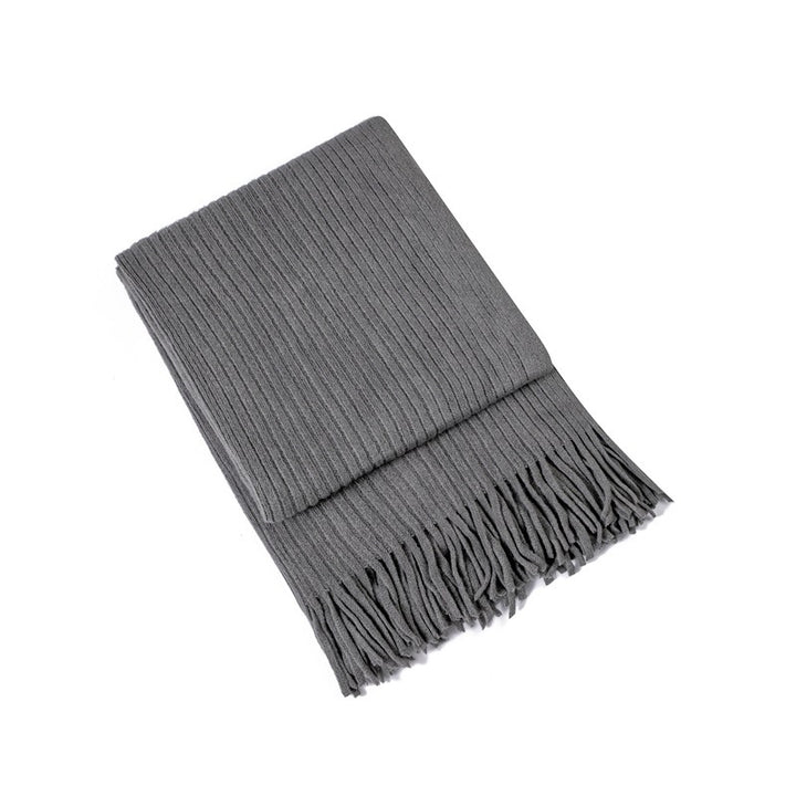 Cozy Fringed Throw Blanket