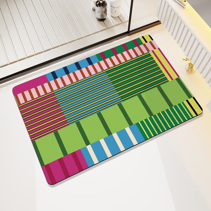 Cheerful Decorative Entrance Mat Bowlift