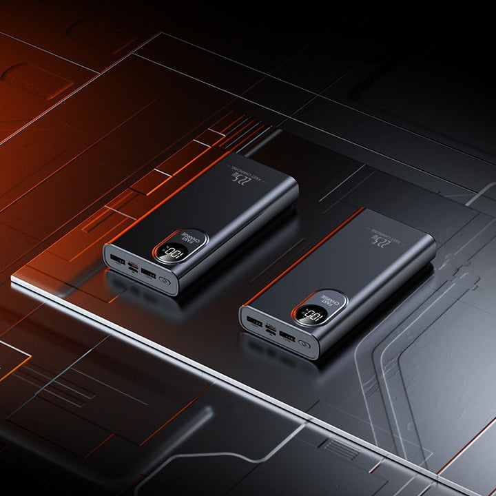 Portable power bank with intelligent energy management and modern LCD display Bowlift