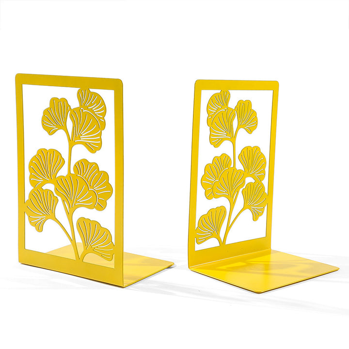 Decorative Plant-Themed Bookends