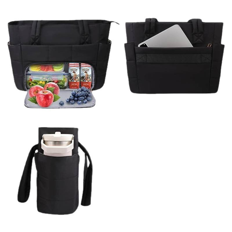 Insulated Multi-Pocket Lunch Tote Bowlift