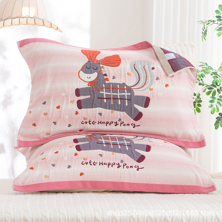 Women's pillowcase with cute horse motif Bowlift