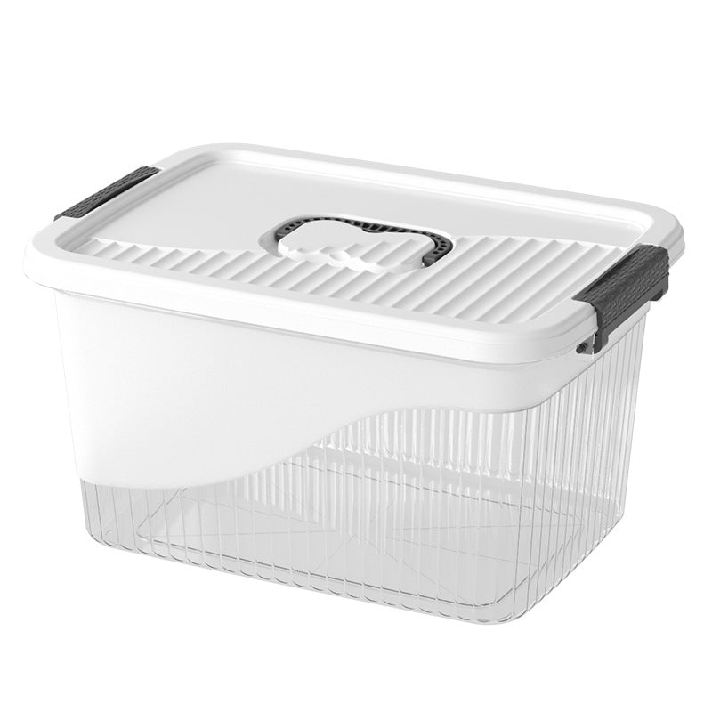 Multi-Functional Storage Box with Durable Lid Bowlift