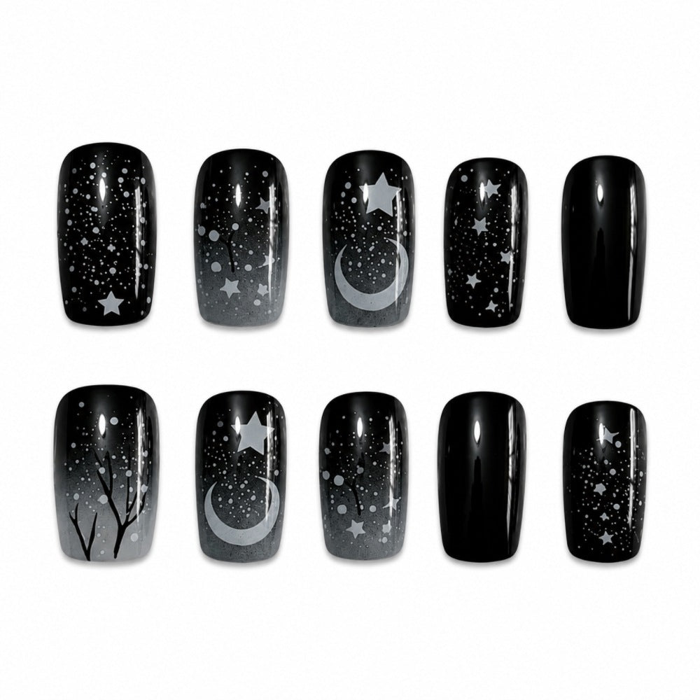 Chic Almond-Shaped Press-On Nail Set Bowlift