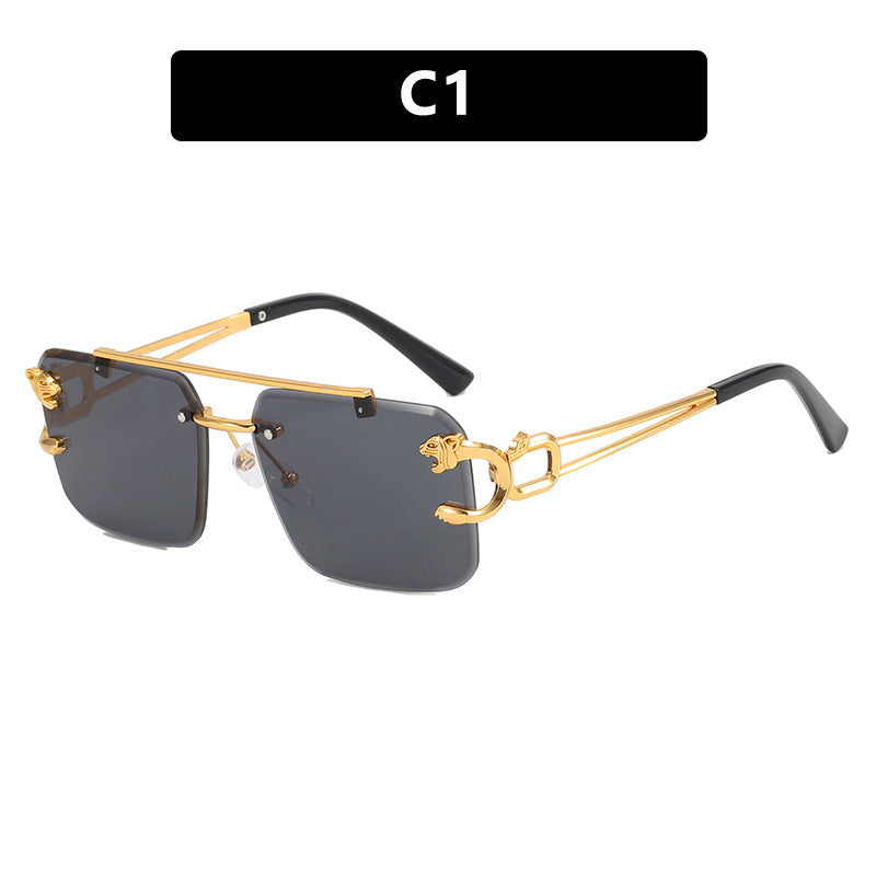Women's square sunglasses with elegant decorative details Bowlift