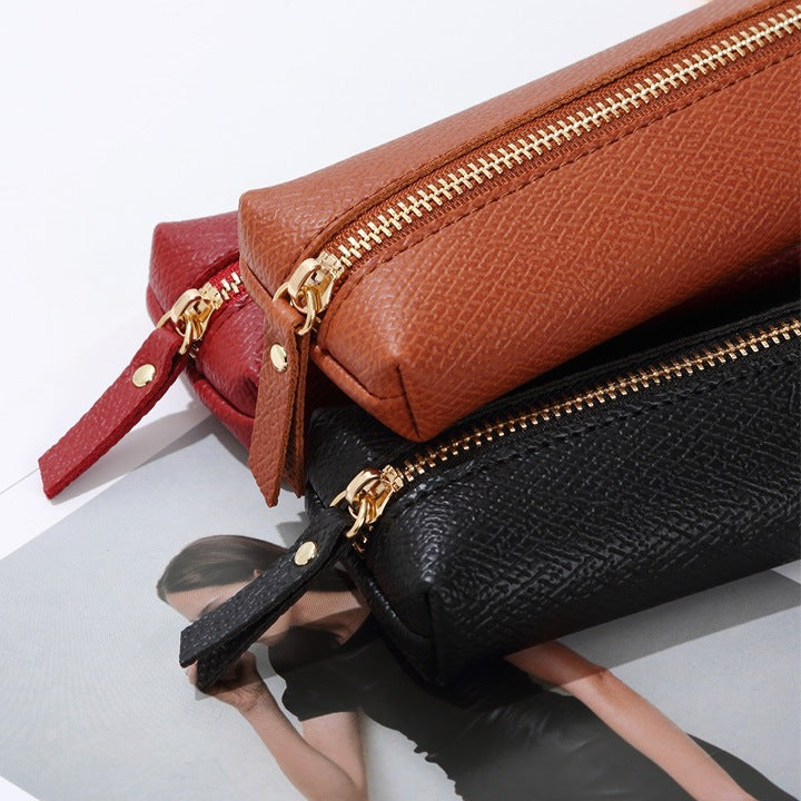 Premium Leather Pencil Case Bowlift