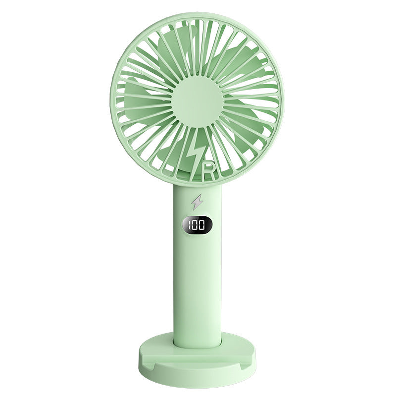 Ladies portable mini air fan with digital speed setting Bowlift