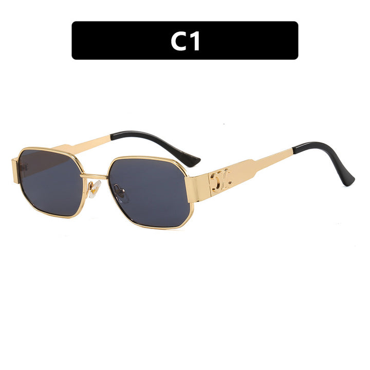 Women's geometric sunglasses in modern design with polarized lenses Bowlift