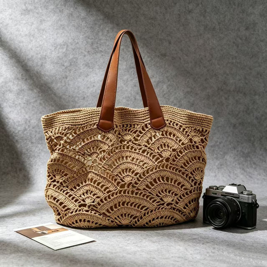 Handmade net basket bag Bowlift