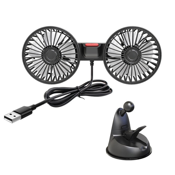Dual Fan Car Cooling System Bowlift