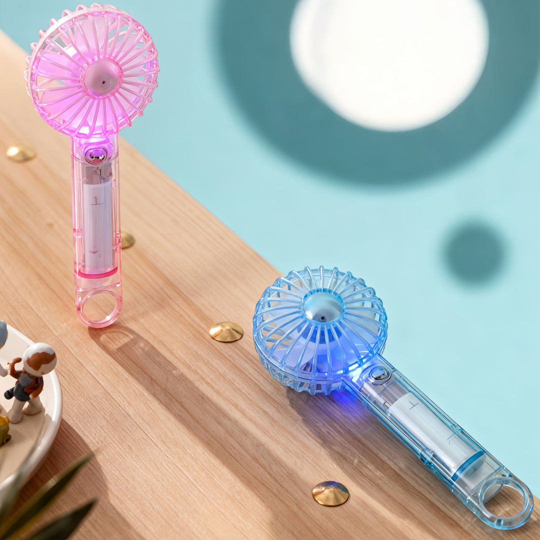 Women portable hand fan with USB port and ergonomic design Bowlift