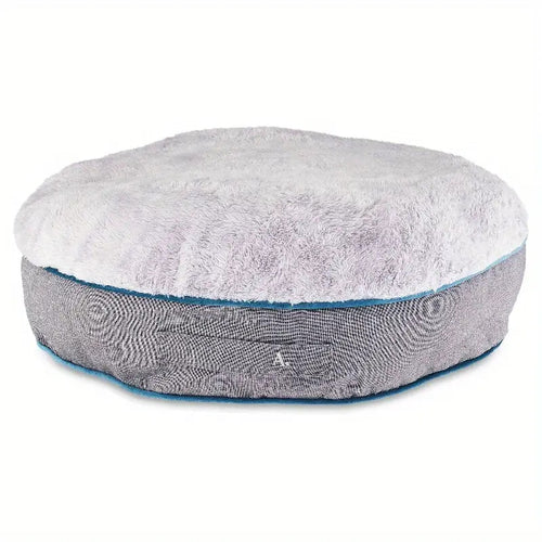 Round Plush Feeding Pillow  Dog Bed