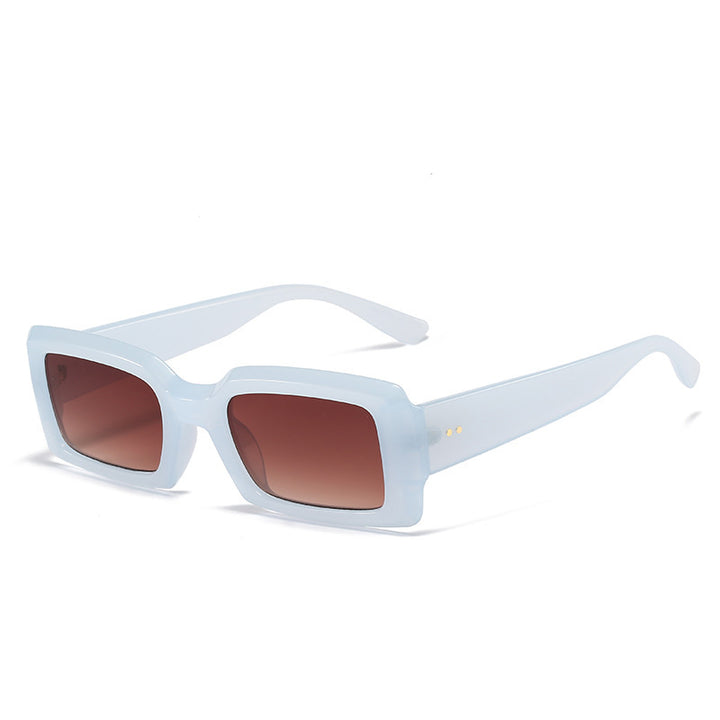 Oversized Geometric Sunglasses with Gradient Lenses Bowlift