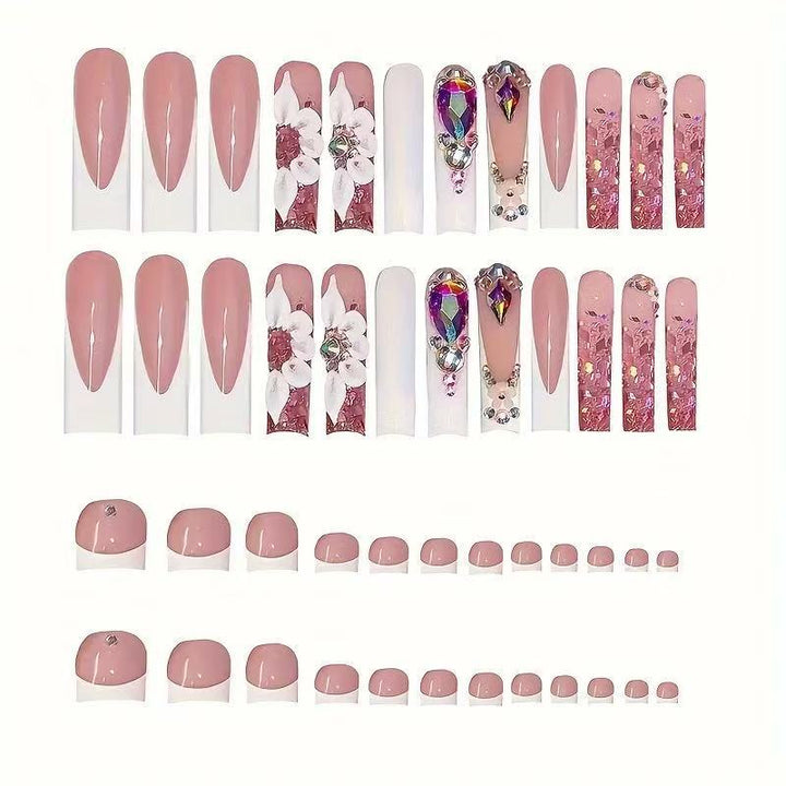 Premium Artistic Nail Set Bowlift