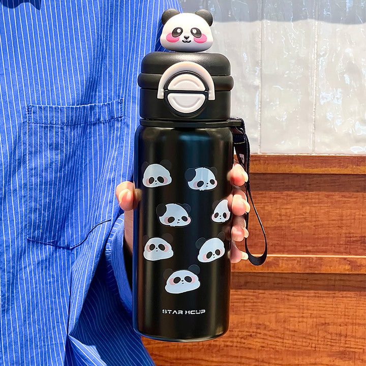 Women's insulated drinking bottle with creative panda design Bowlift