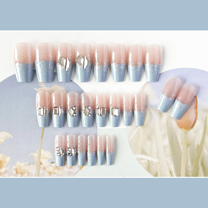 Decorative Press-On Nail Tips Set Bowlift