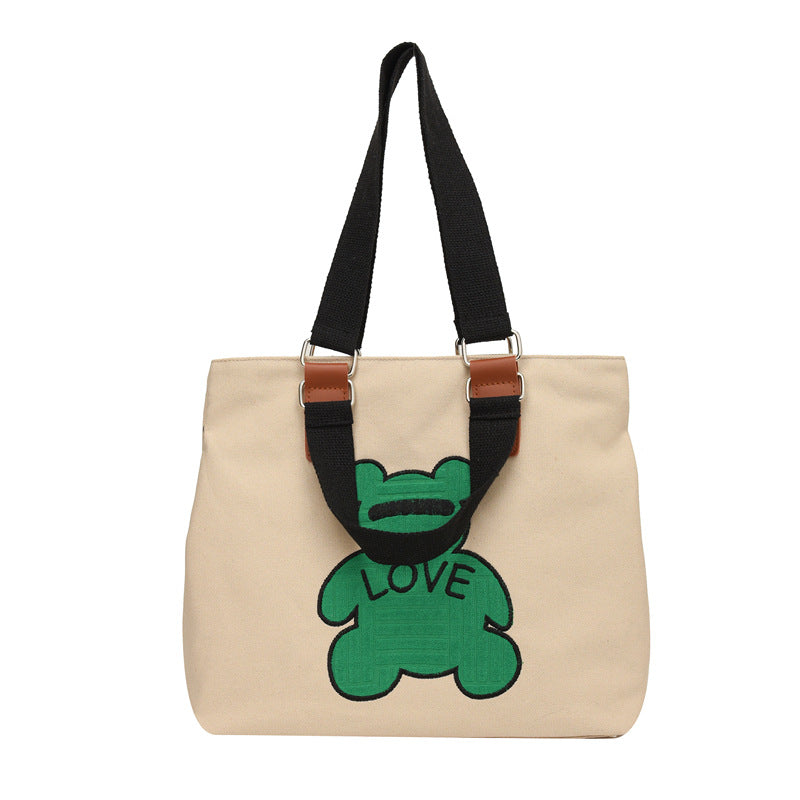 Whimsical Cartoon Tote Bag Bowlift