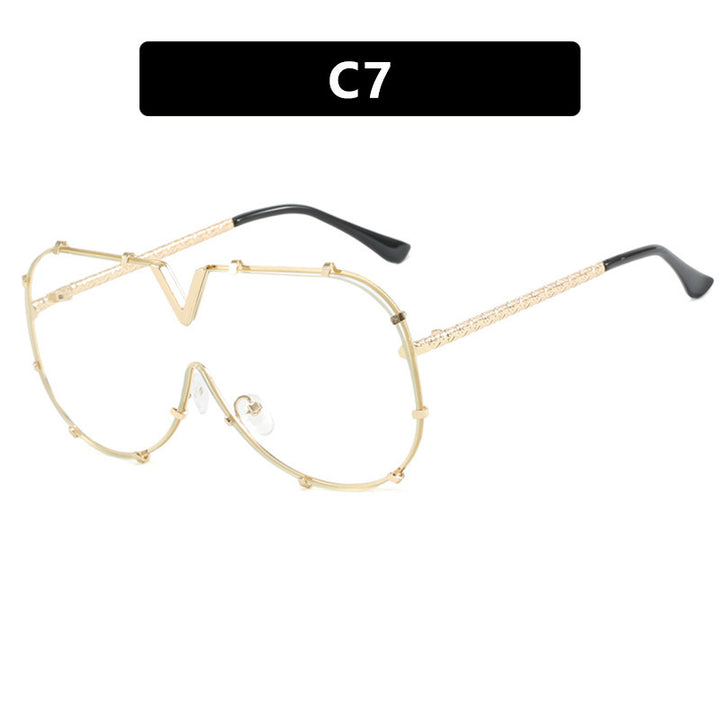 Women oversized safety glasses in modern design Bowlift