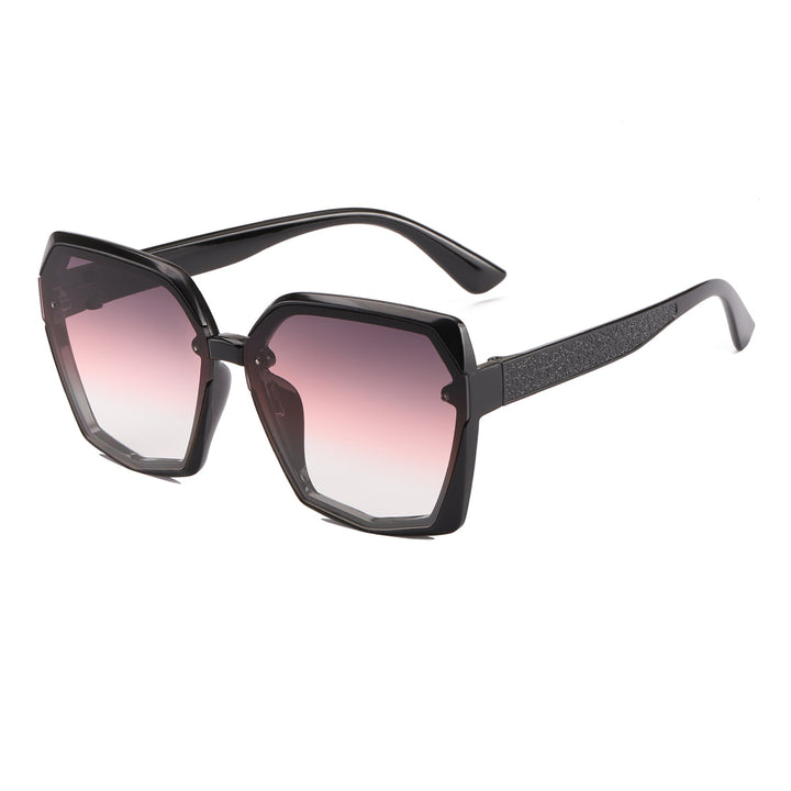 Women's fashionable sunglasses with eye-catching polygon frame Bowlift