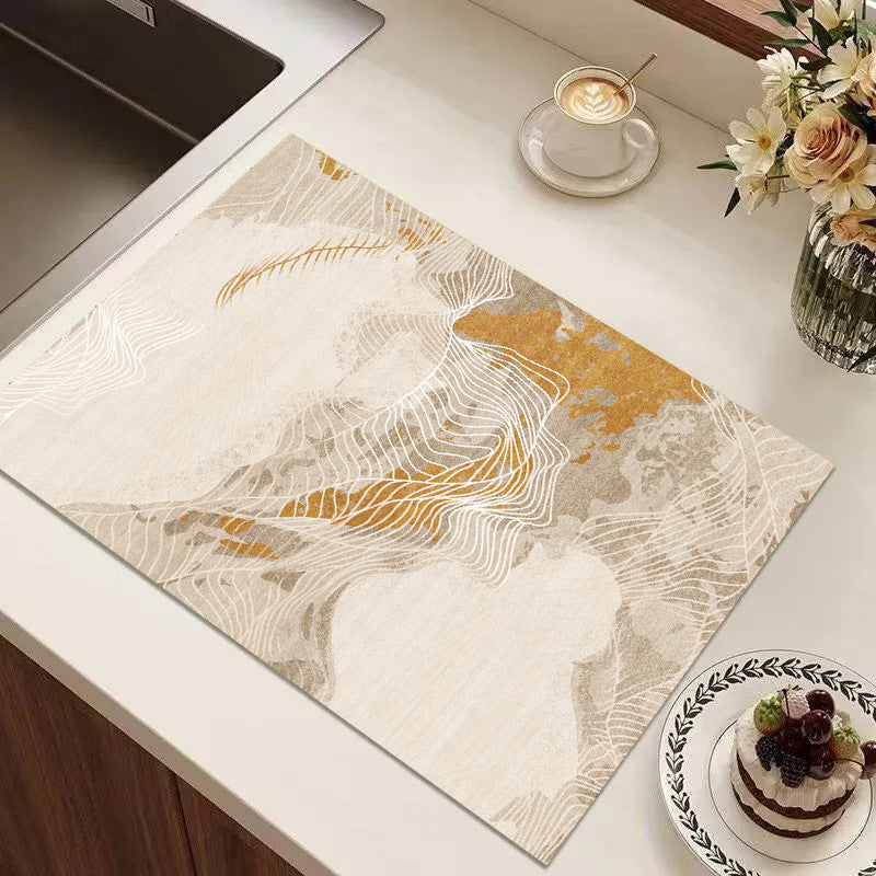 Abstract Geometric Kitchen Mat Bowlift