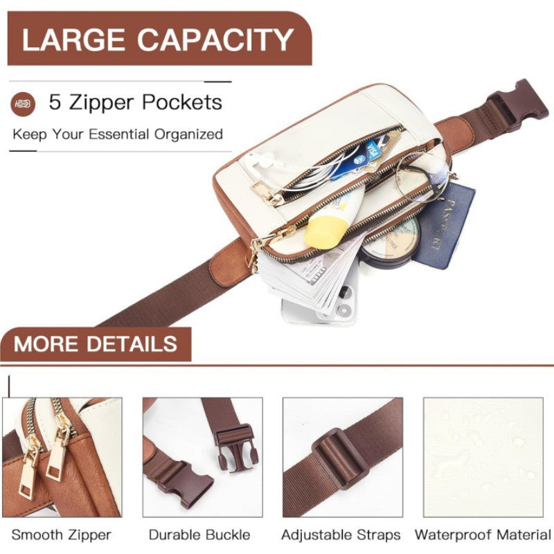 Elegant Leather Fanny Pack Bowlift