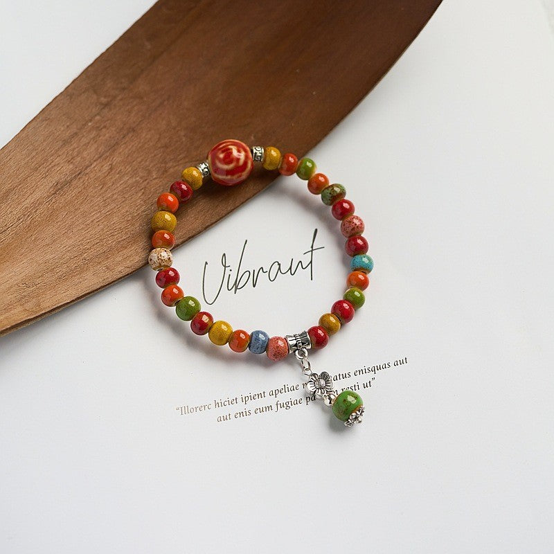 Heart-Shaped Beaded Bracelet Bowlift