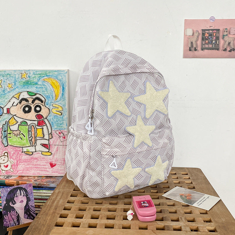 Backpack with Stylish Star Design and Comfortable Carrying System Bowlift