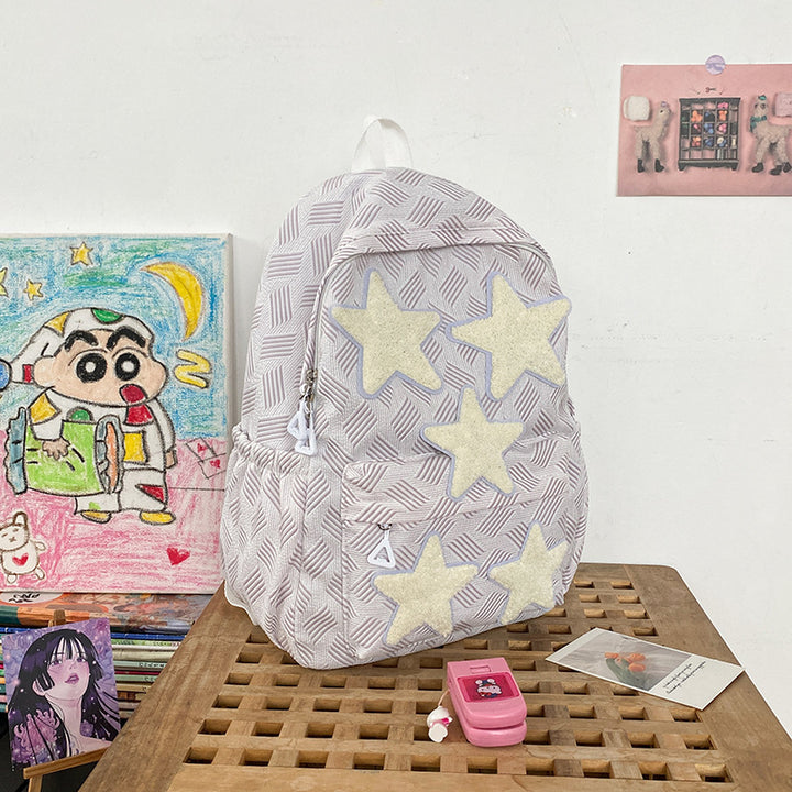 Backpack with Stylish Star Design and Comfortable Carrying System Bowlift