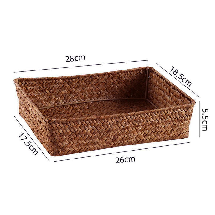 Rectangular Woven Storage Tray Bowlift