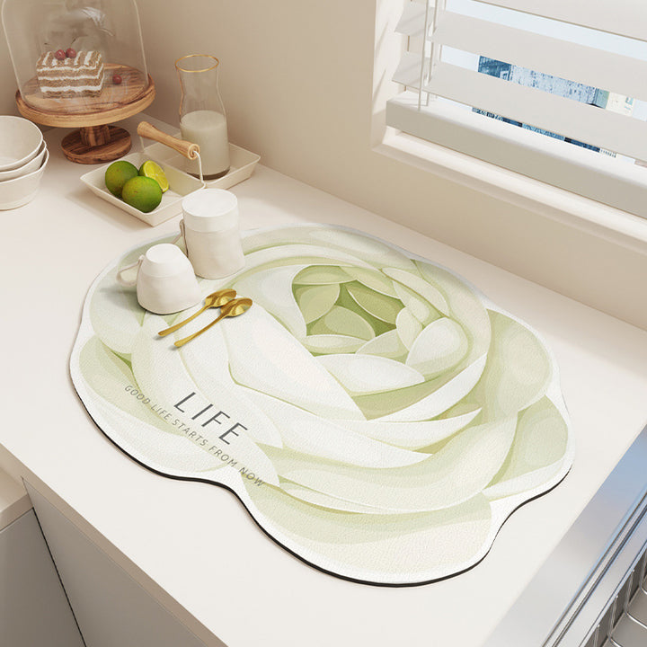 Cute Cloud Shaped Kitchen Counter Mat Bowlift