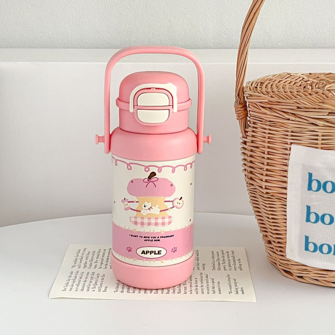 Ladies Insulated Thermos Bottle with Cute Animal Design Bowlift