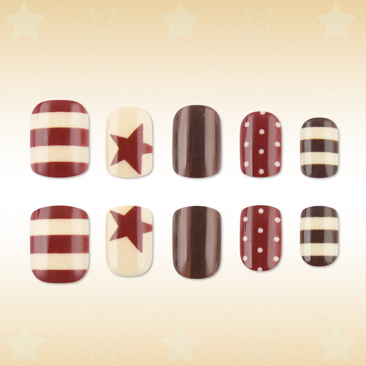 Festive Geometric Nail Art Set Bowlift