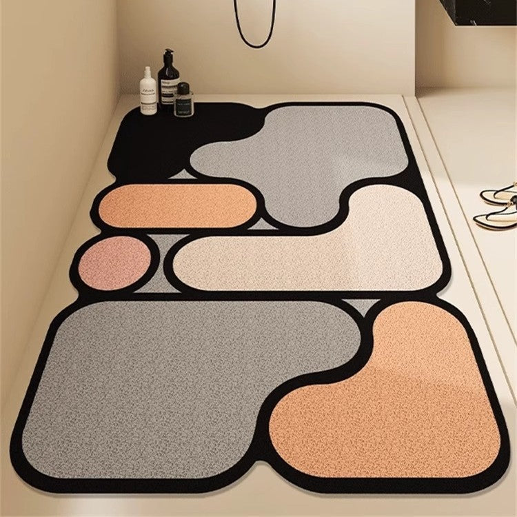 Modern Geometric Bath Mat Bowlift