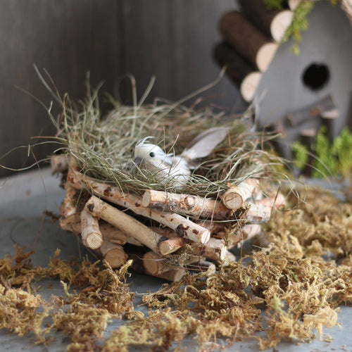 Decorative Bird's Nest Basket Bowlift
