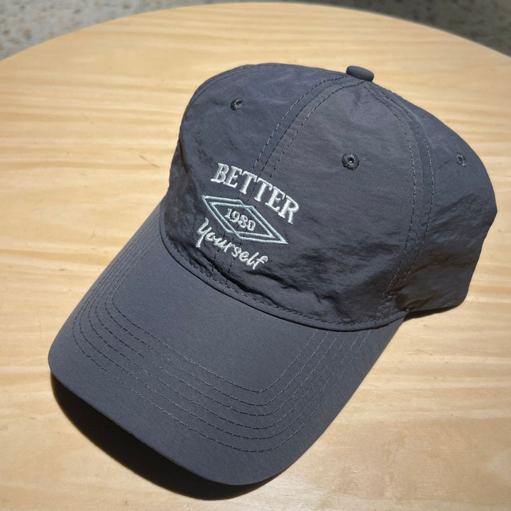 Men's Adjustable Cotton Embroidered Baseball Cap Bowlift