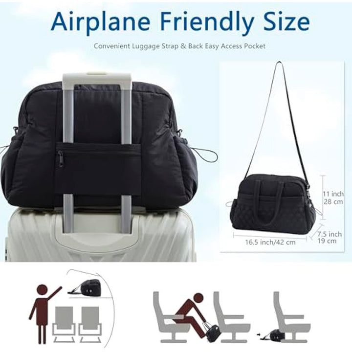 Stylish Multi-Pocket Travel Duffle Bag Bowlift
