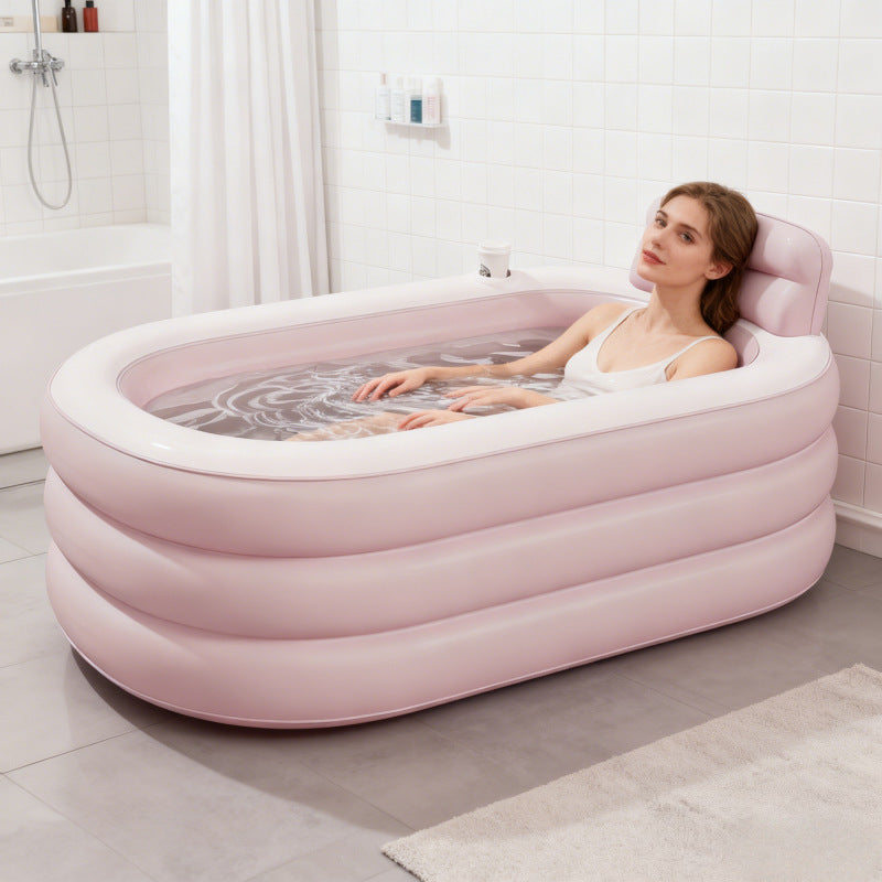 Women inflatable relaxation bathtub Bowlift